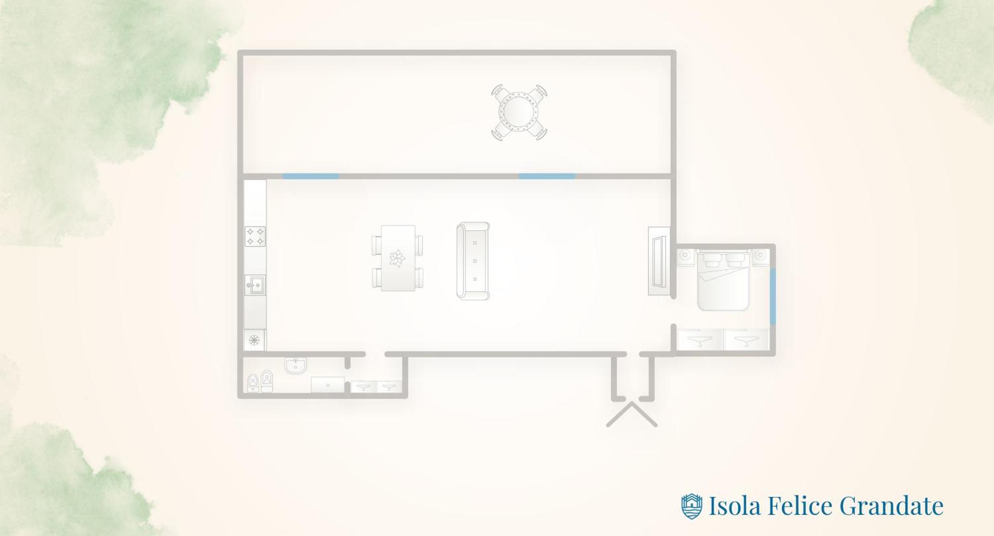 Isola Felice Grandate By Rent All Комо Екстериор снимка
